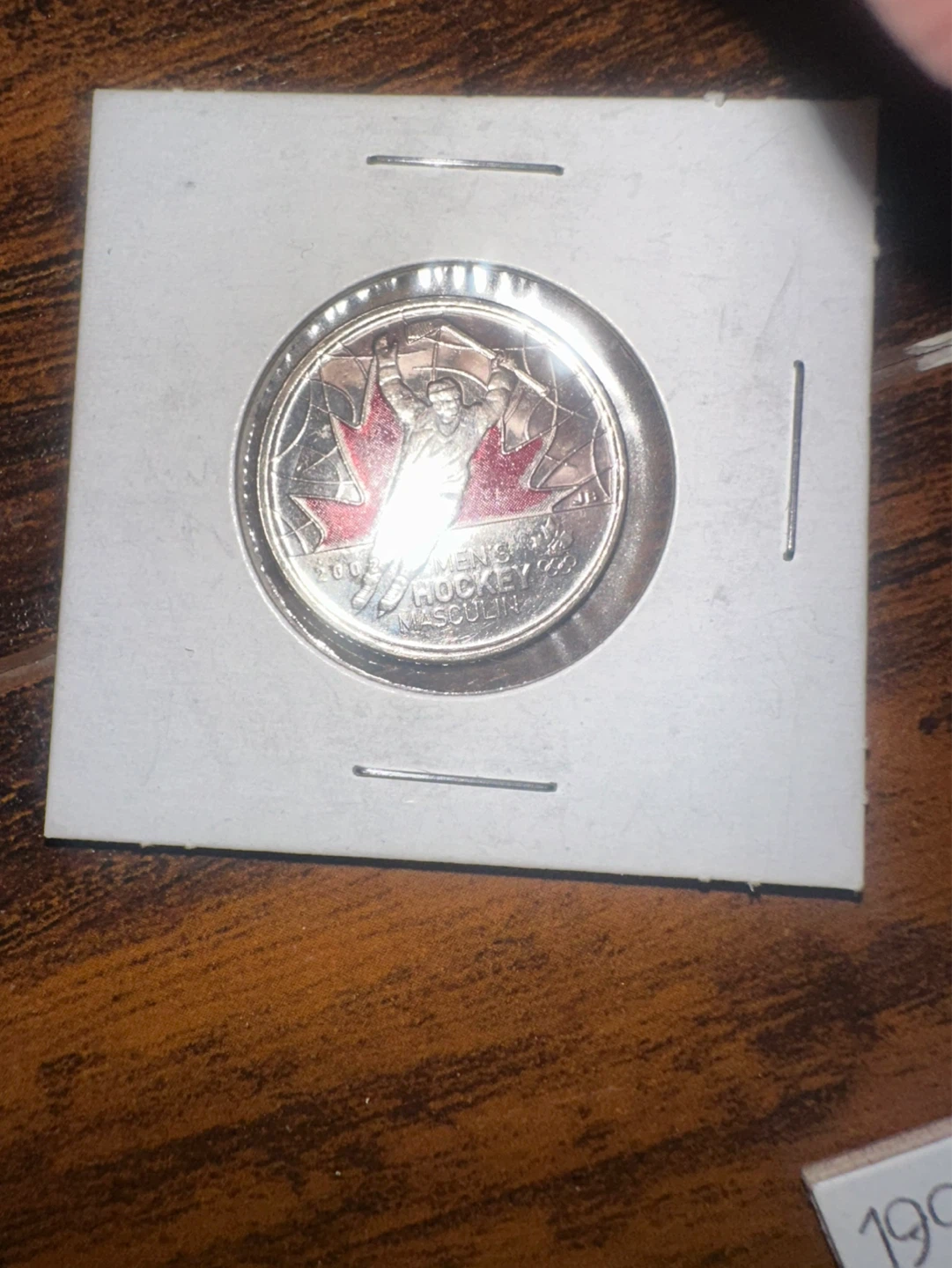 2002 Canada Men's Hockey Championship Coin - photo 2