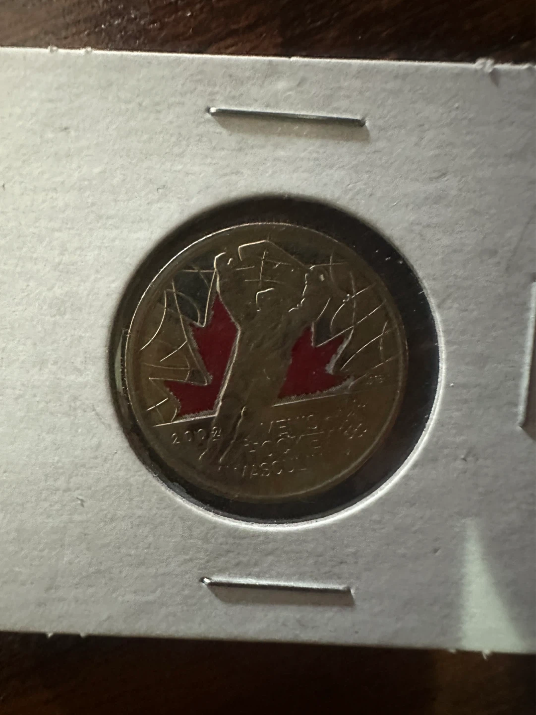 2002 Canada Men's Hockey Championship Coin - photo 3