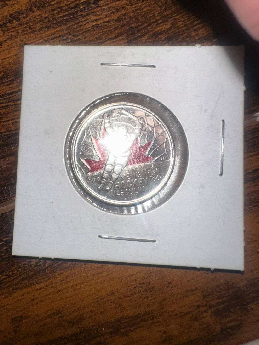 2002 Canada Men's Hockey Championship Coin