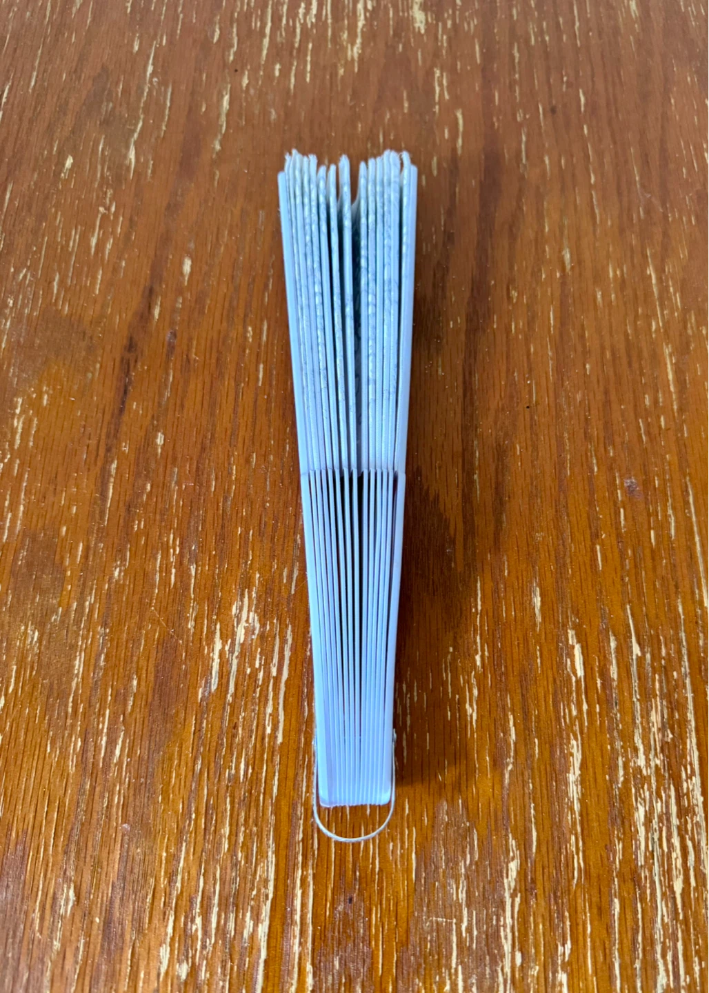 White Folding Fan - photo 2