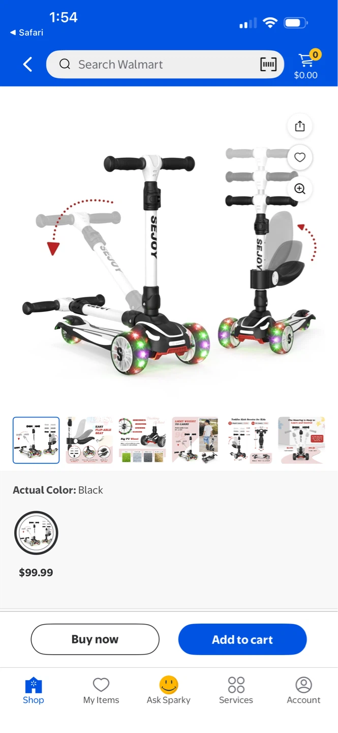 SEJOY 3-Wheel Scooter for Kids - photo 3