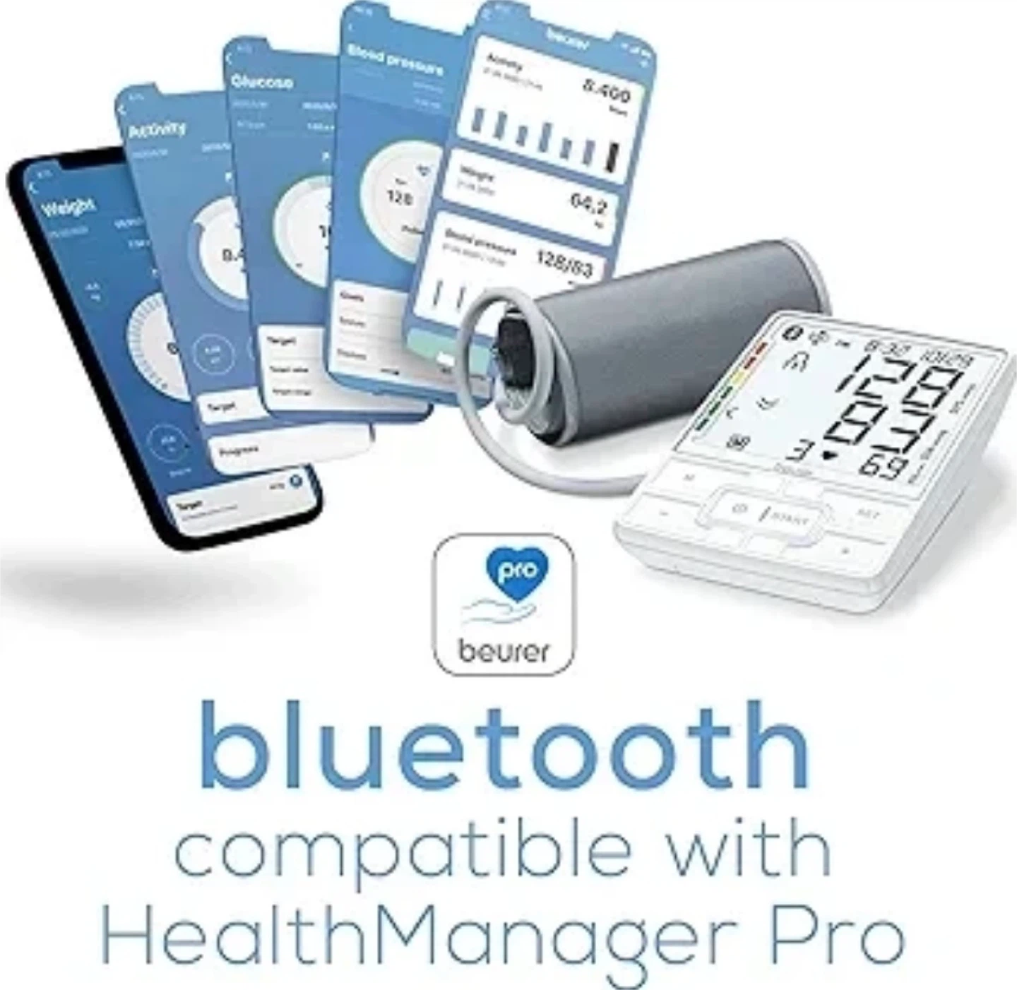 Beurer Upper Arm Blood Pressure Monitor with Bluetooth - photo 5