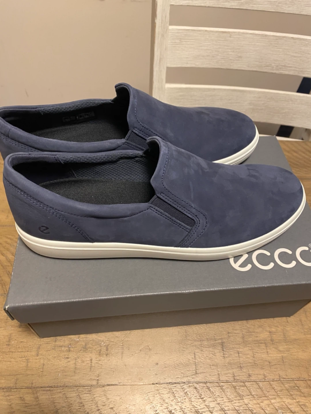 Brand new Ecco slip On Shoes - Taupe Suede - photo 2