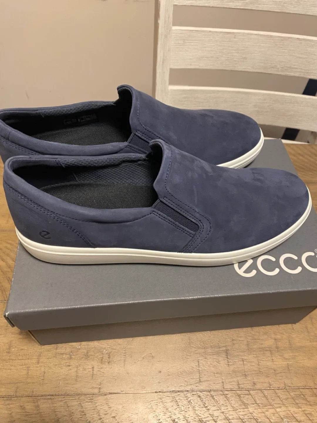 Brand new Ecco slip On Shoes - Taupe Suede - photo 2