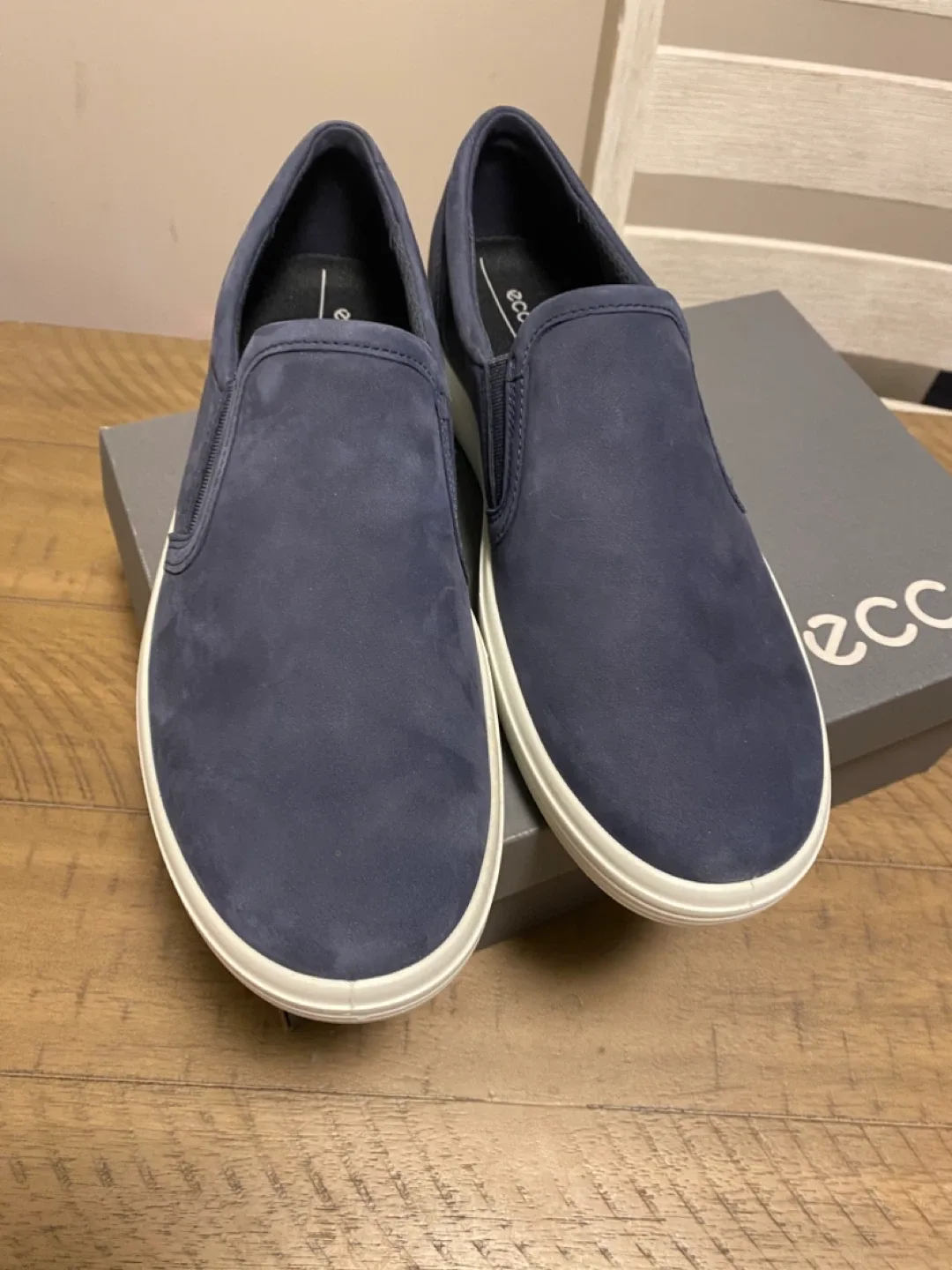 Brand new Ecco slip On Shoes - Taupe Suede