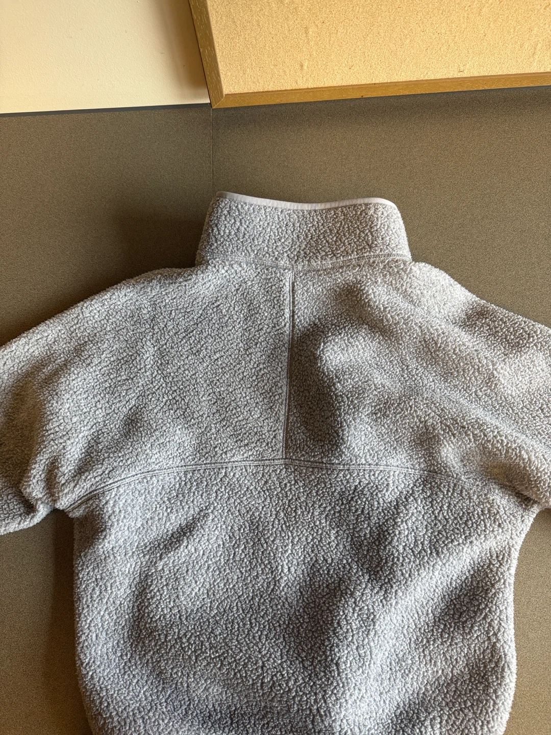 TNA Grey Fleece Quarter Zip Pullover Sweater XS - photo 4
