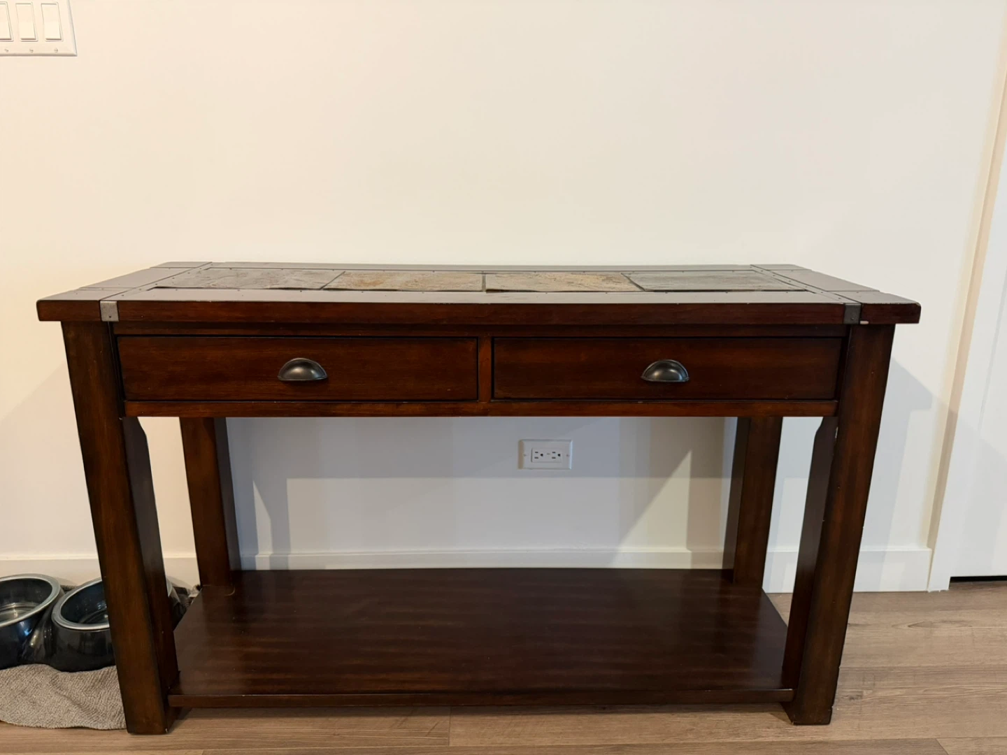 Darvin Console Table with Tile Top - photo 3