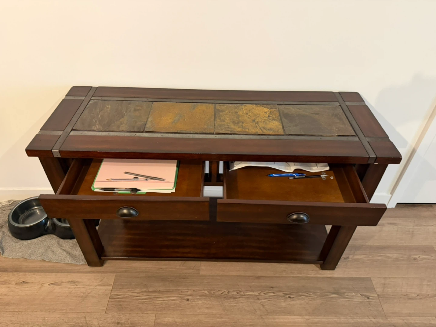 Darvin Console Table with Tile Top - photo 2