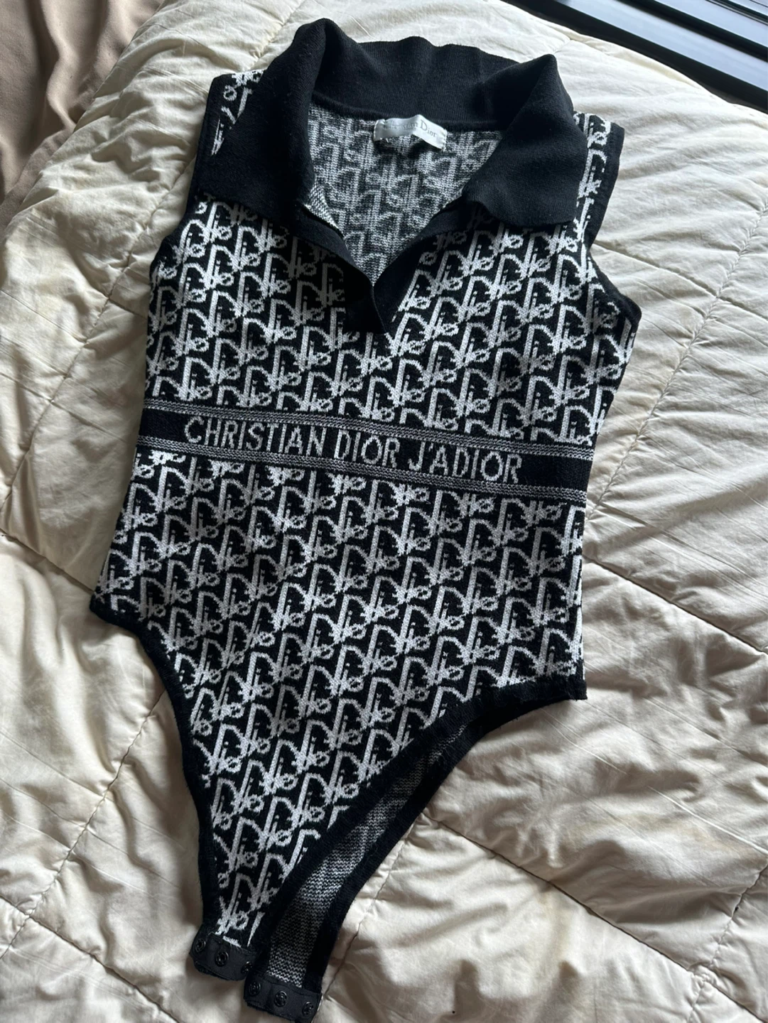 Christian Dior J'Adior Sleeveless Knit Bodysuit