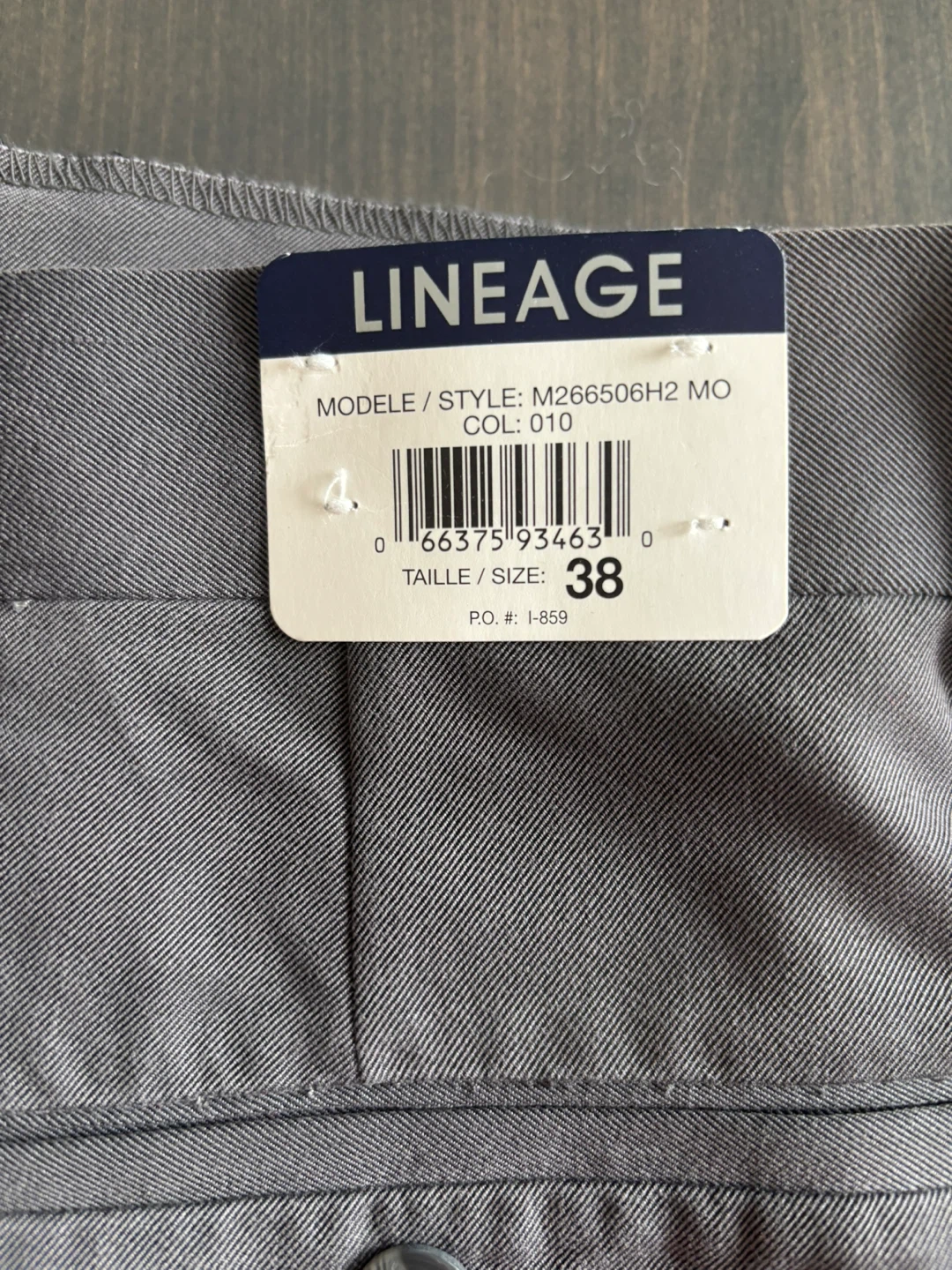 Joseph & Feiss Grey Pleated Dress Pants - Size 38 - photo 3