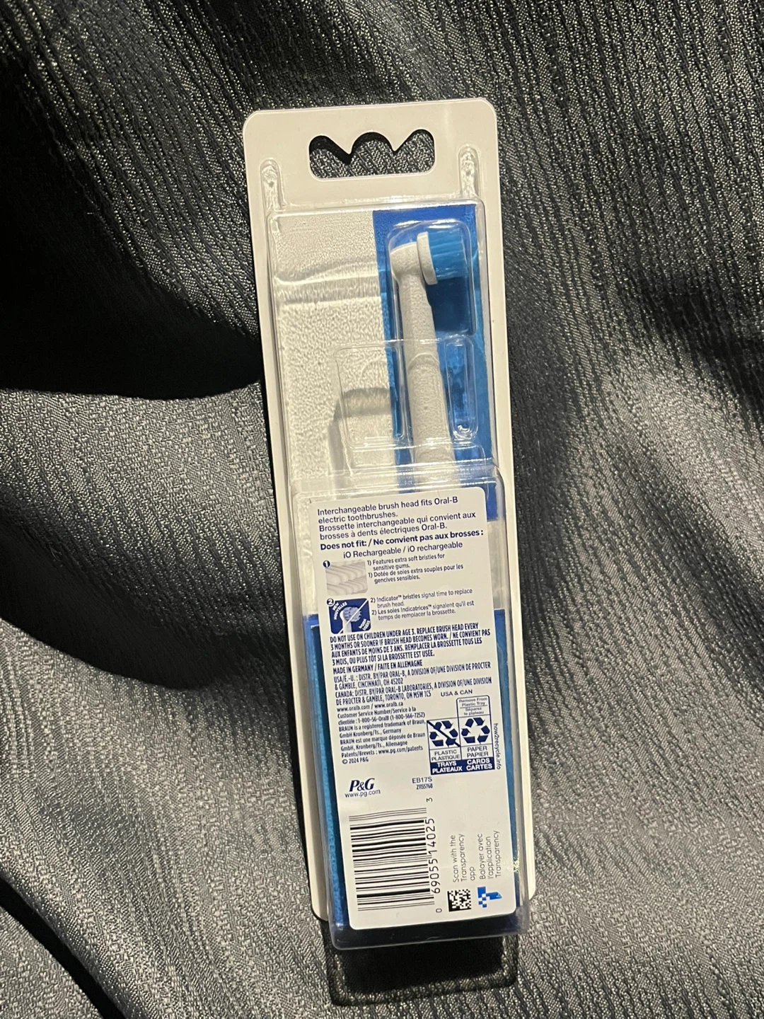 Oral-B Sensitive Gum Care Replacement Brush Heads (5 Pack) - photo 2