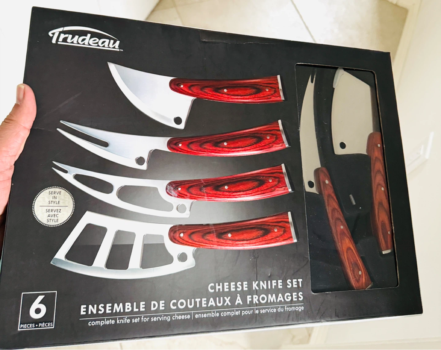 Trudeau Cheese Knife Set