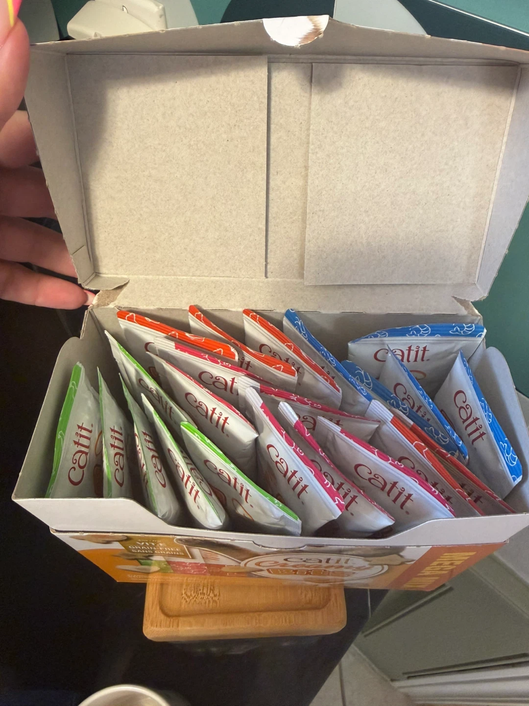 Catit Creamy Bitz Mega Mix Cat Treats 22 Pouches - photo 2