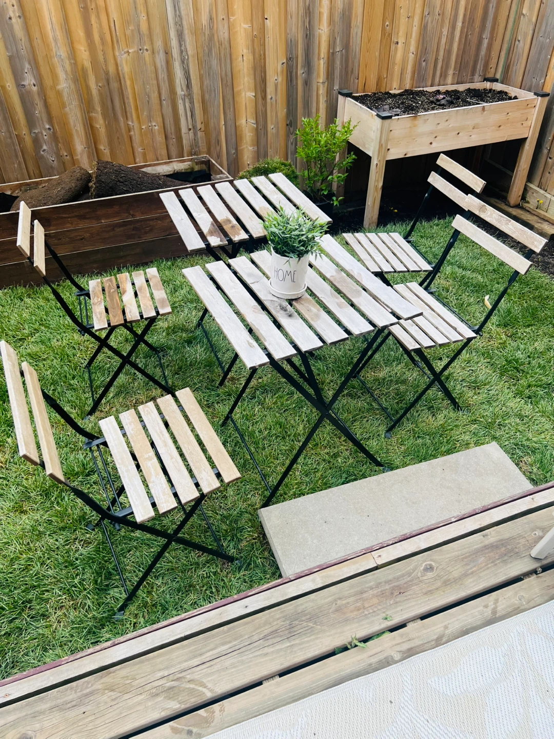 IKEA Outdoor Bistro Sets - 2X Tables and Chairs