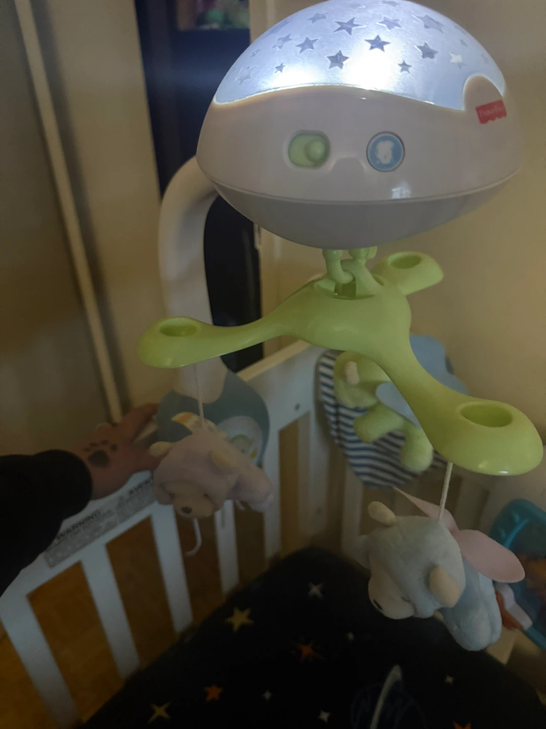Fisher-Price Baby Crib Mobile with Lights and Music - photo 2
