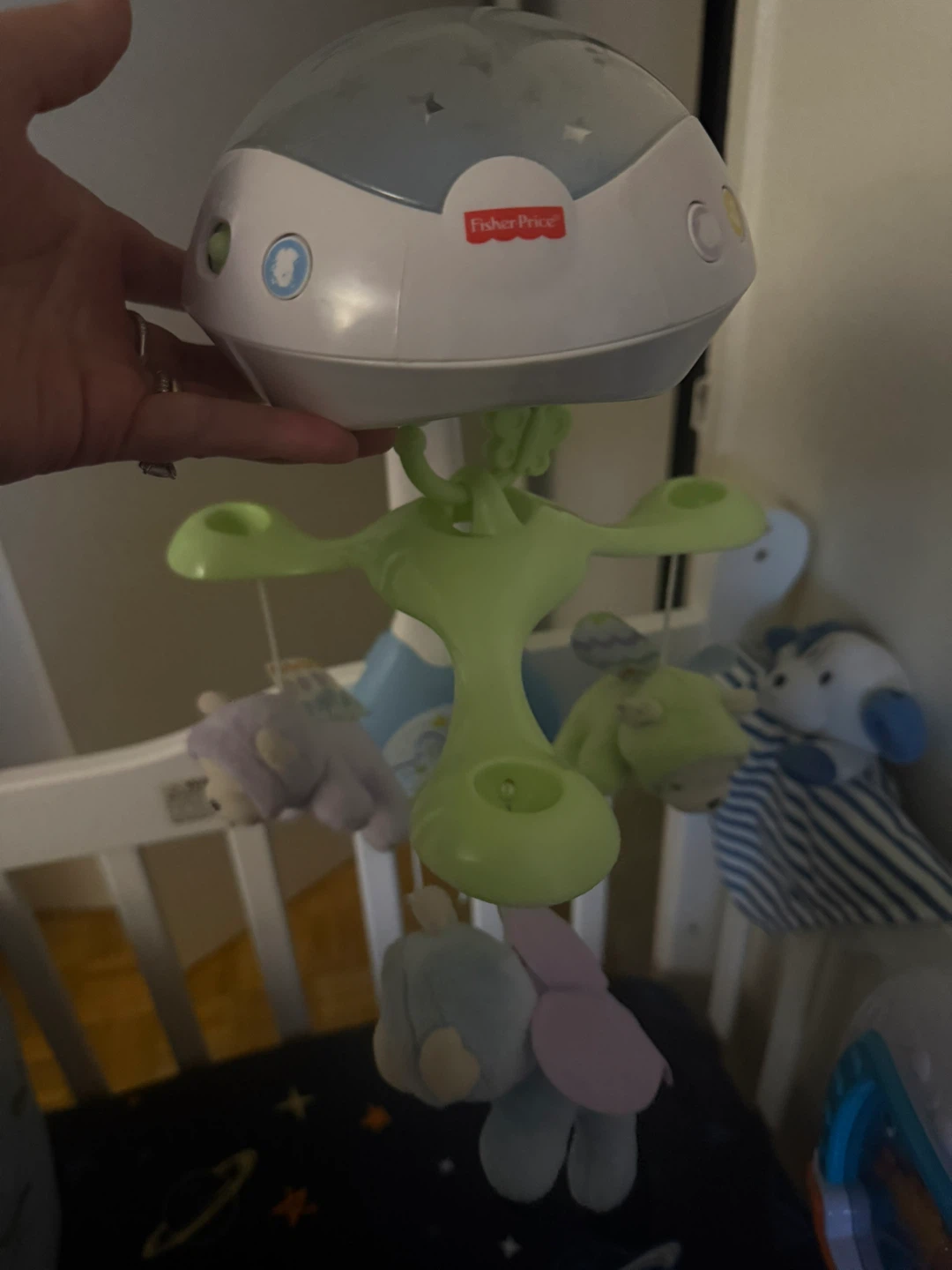 Fisher-Price Baby Crib Mobile with Lights and Music - photo 3