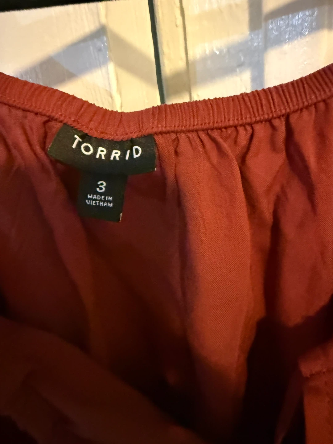 Torrid Red Tie-Neck Blouse - Size 3 - photo 2