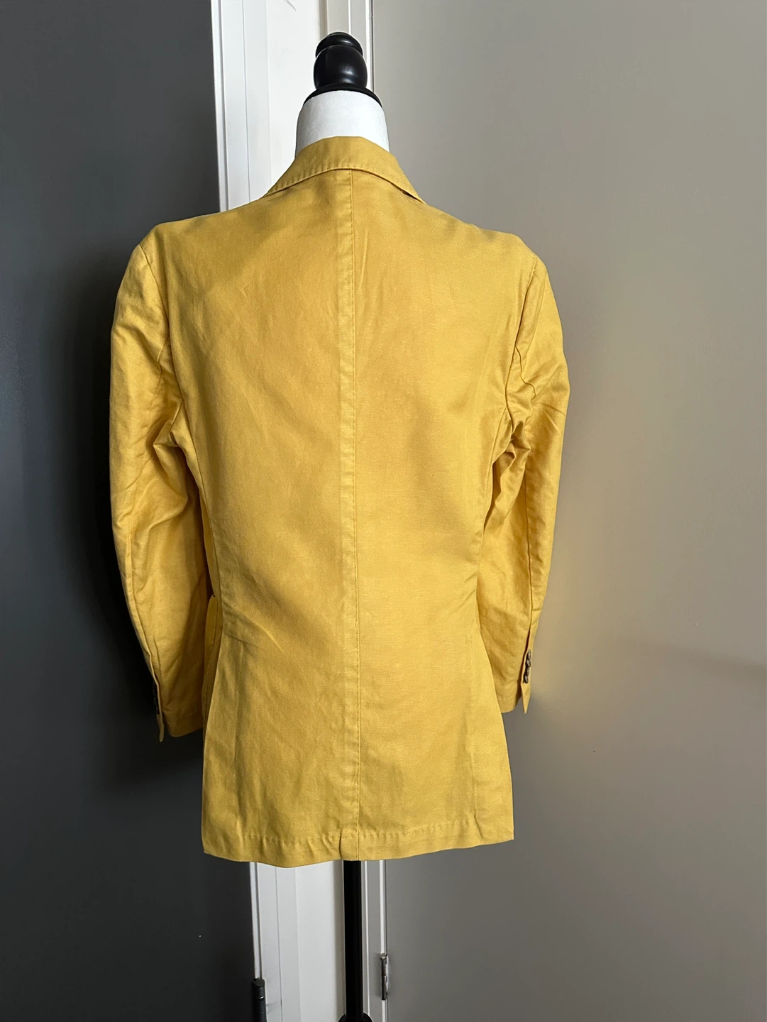 Vintage 0909 Double-Breasted Blazer - Yellow - photo 4