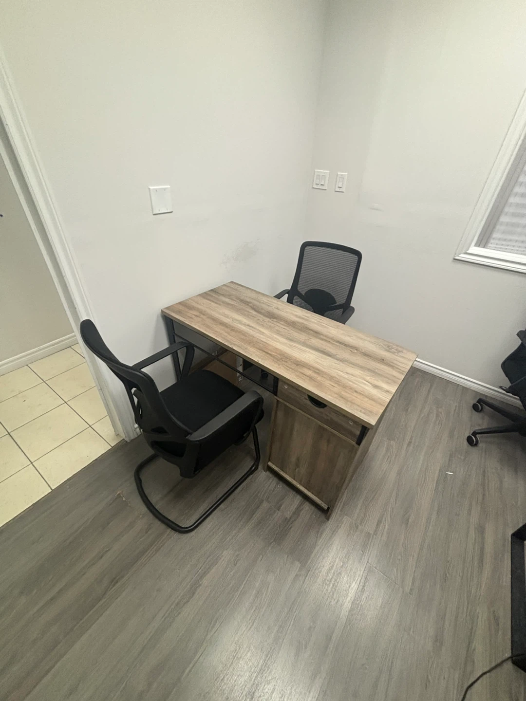 Office Desk with Two Chairs - photo 3