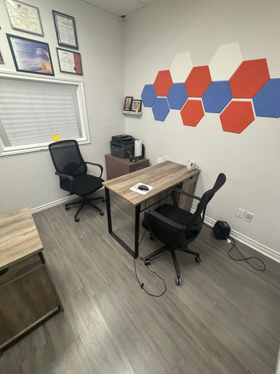 Office Desk with Two Chairs - photo 5