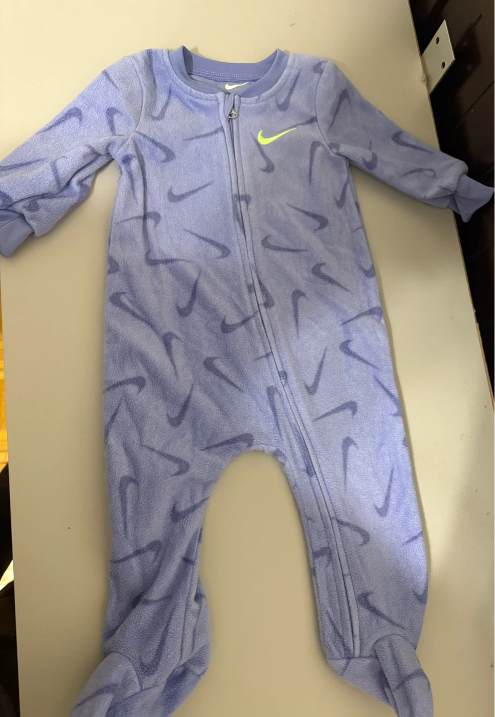 Nike Baby Fleece Footed Pajamas 9M