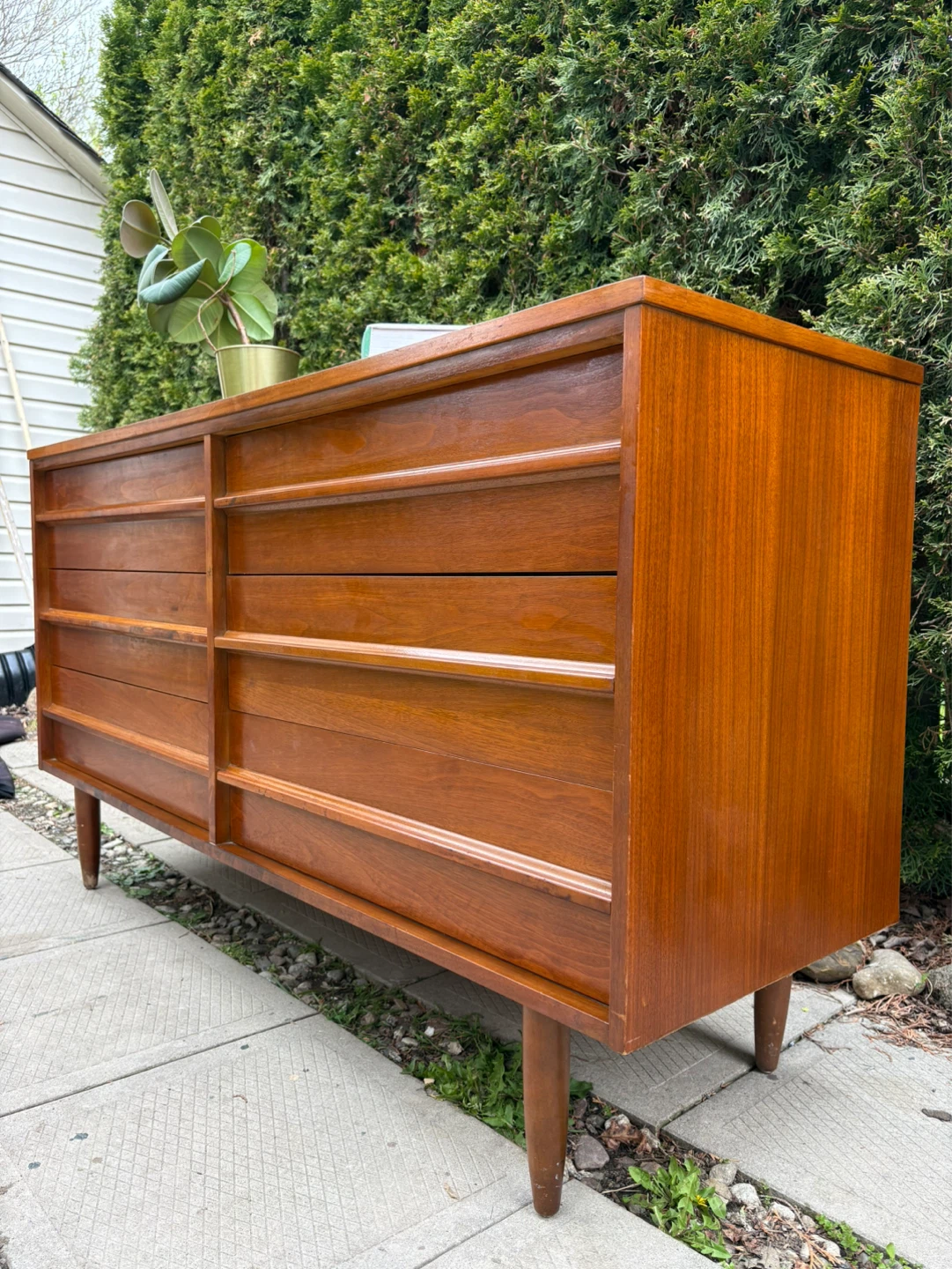 MCM Walnut Dresser by Vic Art - photo 4
