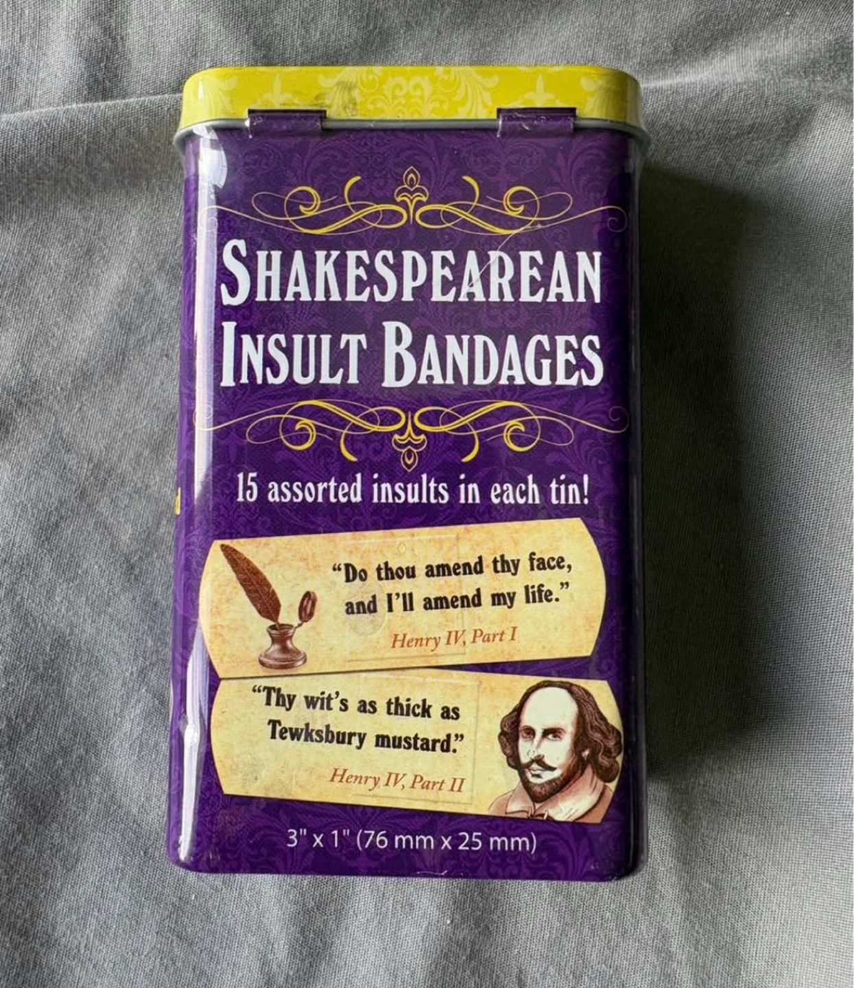 Shakespearean Insult BandAids - photo 2