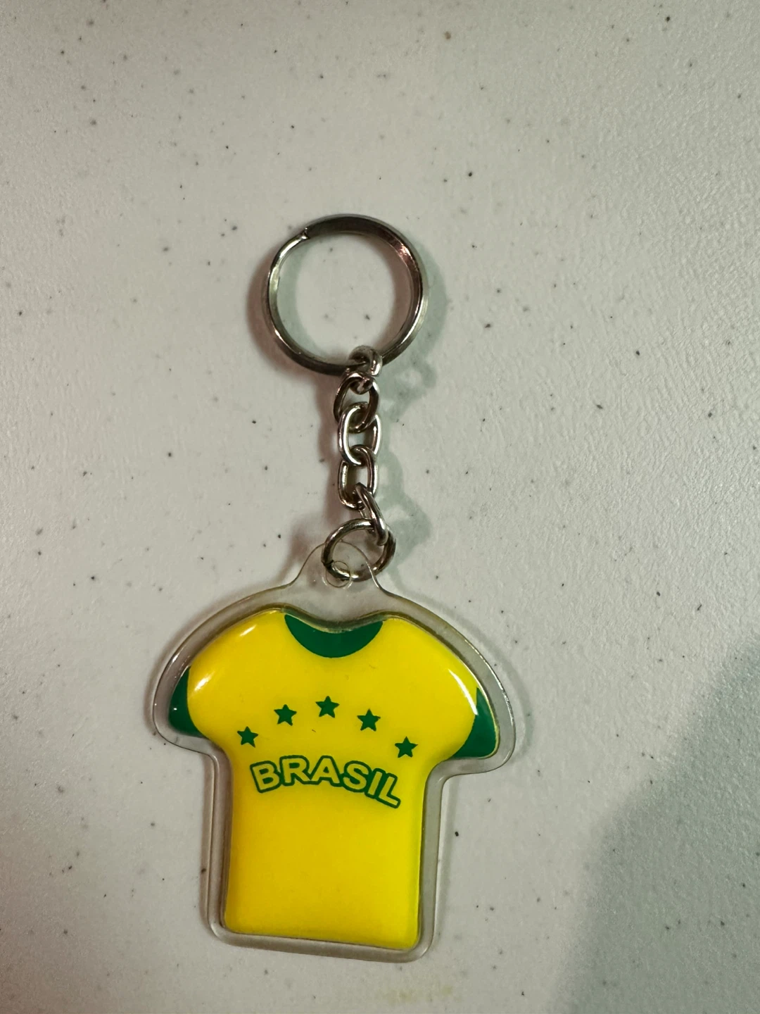 Brazil Soccer Jersey Keychain - photo 2