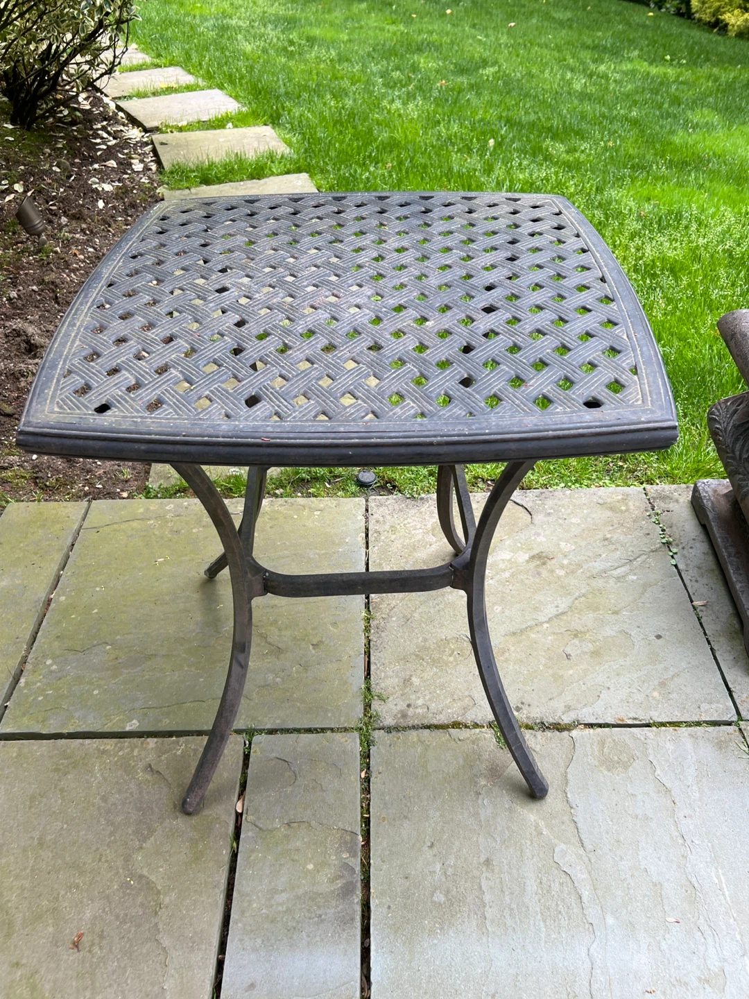 Outdoor Metal Side Table - photo 2