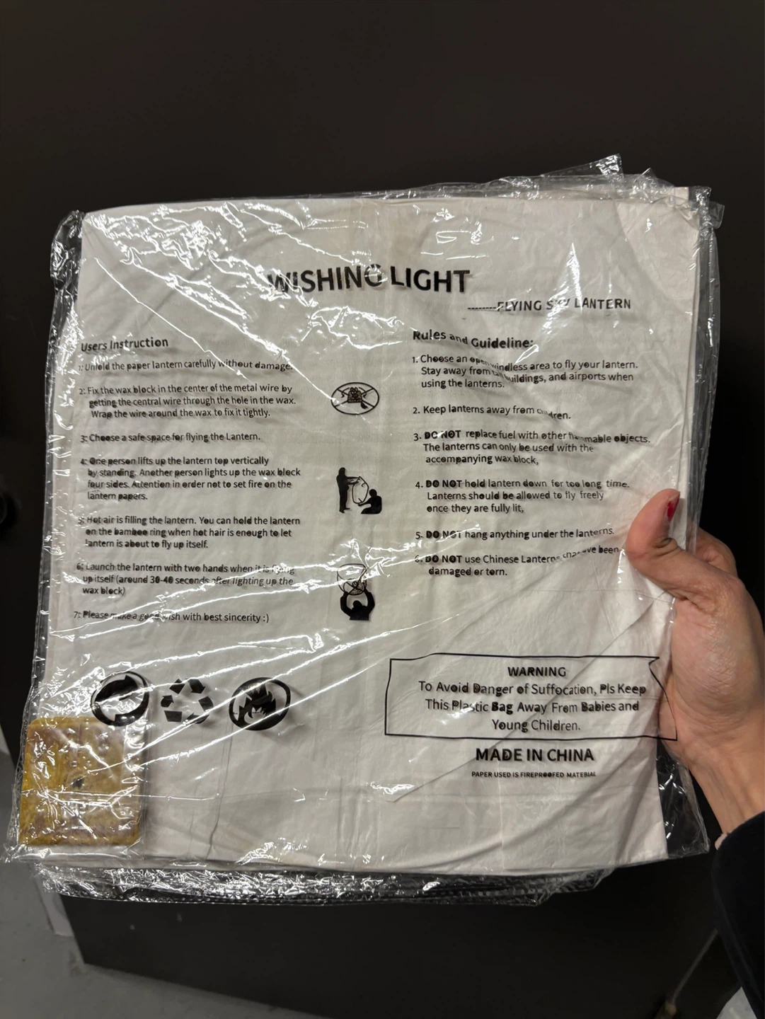 Wishing Light Flying Sky Lanterns - Pack of 6 - photo 2
