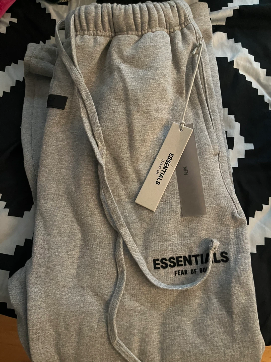 ESSENTIALS dark oatmeal sweatpants - photo 3