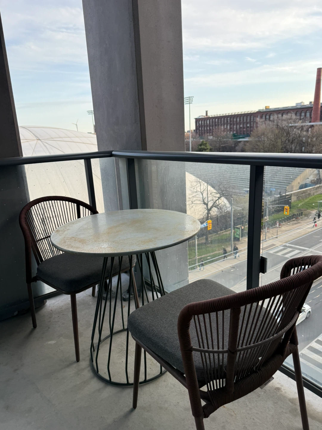 Balcony bistro set with table and two chairs - photo 4