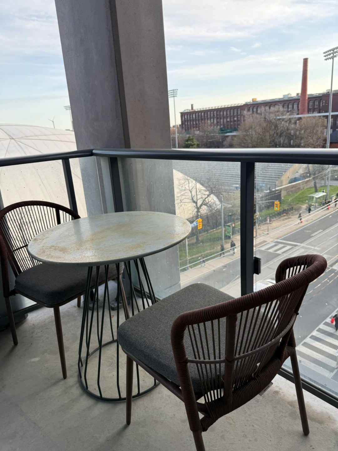 Balcony bistro set with table and two chairs - photo 3