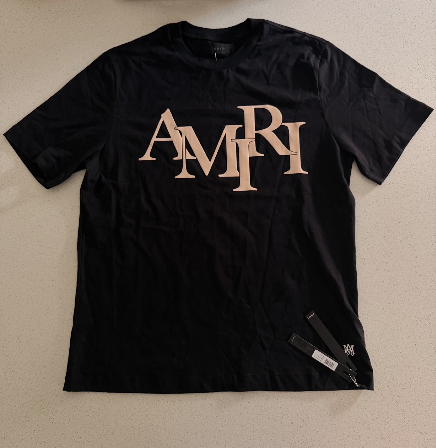 AMIRI Staggered Logo Tee