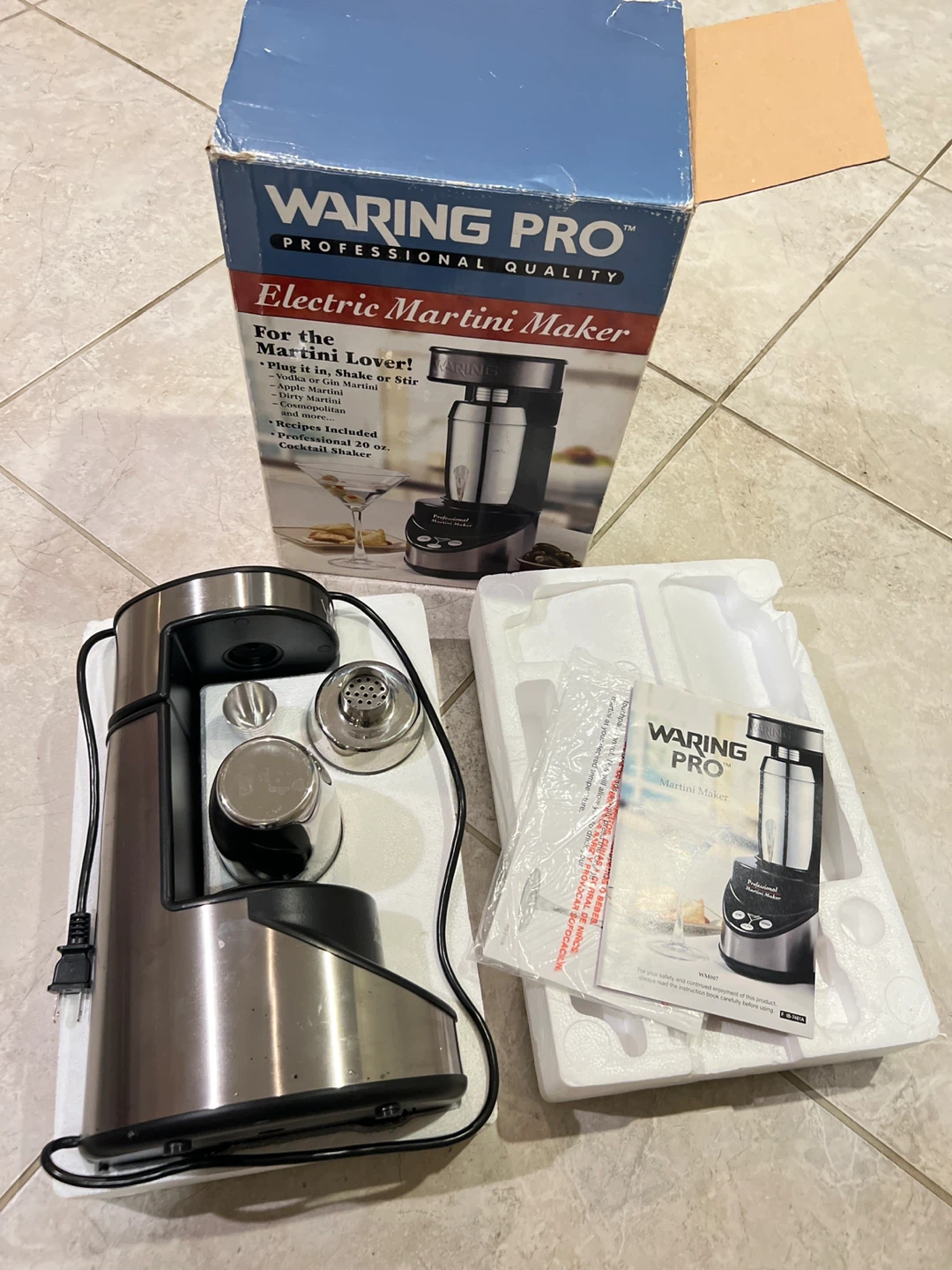 Waring Pro Electric Martini Maker with Shaker - photo 3