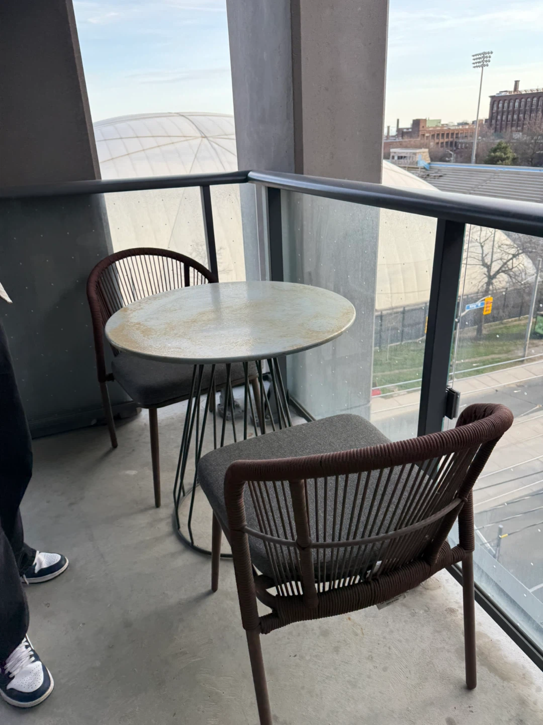 Balcony Bistro Set with 2 Chairs - photo 2