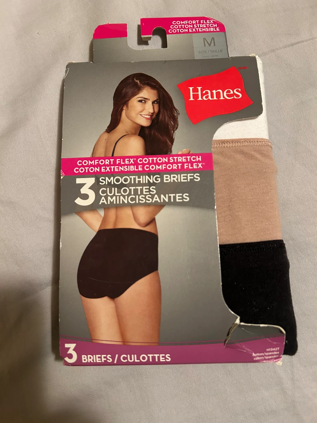 Hanes Women's 3-Pack Smoothing Briefs - Size M