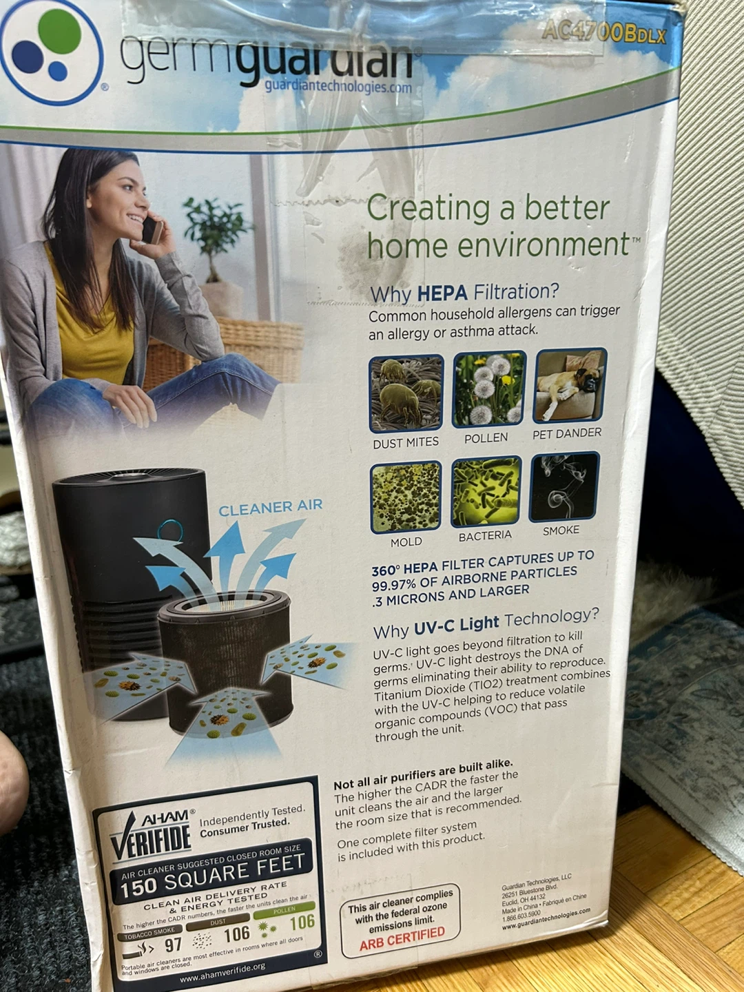 GermGuardian 4-in-1 Air Purifying System - photo 2