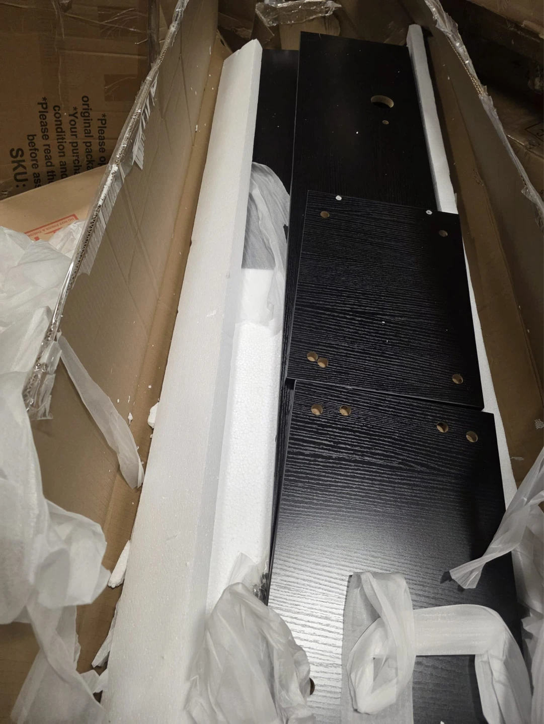 HOMCOM Wall Mounted TV Stand with Storage and LED Lights - photo 5