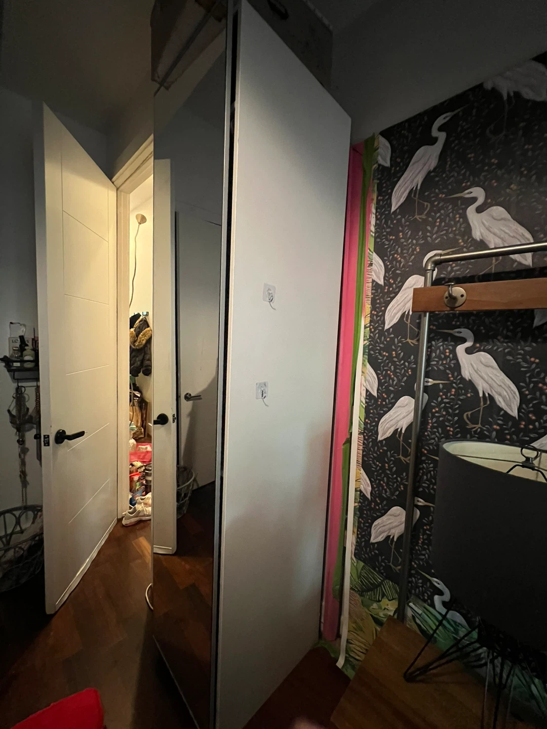 White Pax Mirror Closet Organizer with Drawers - photo 3