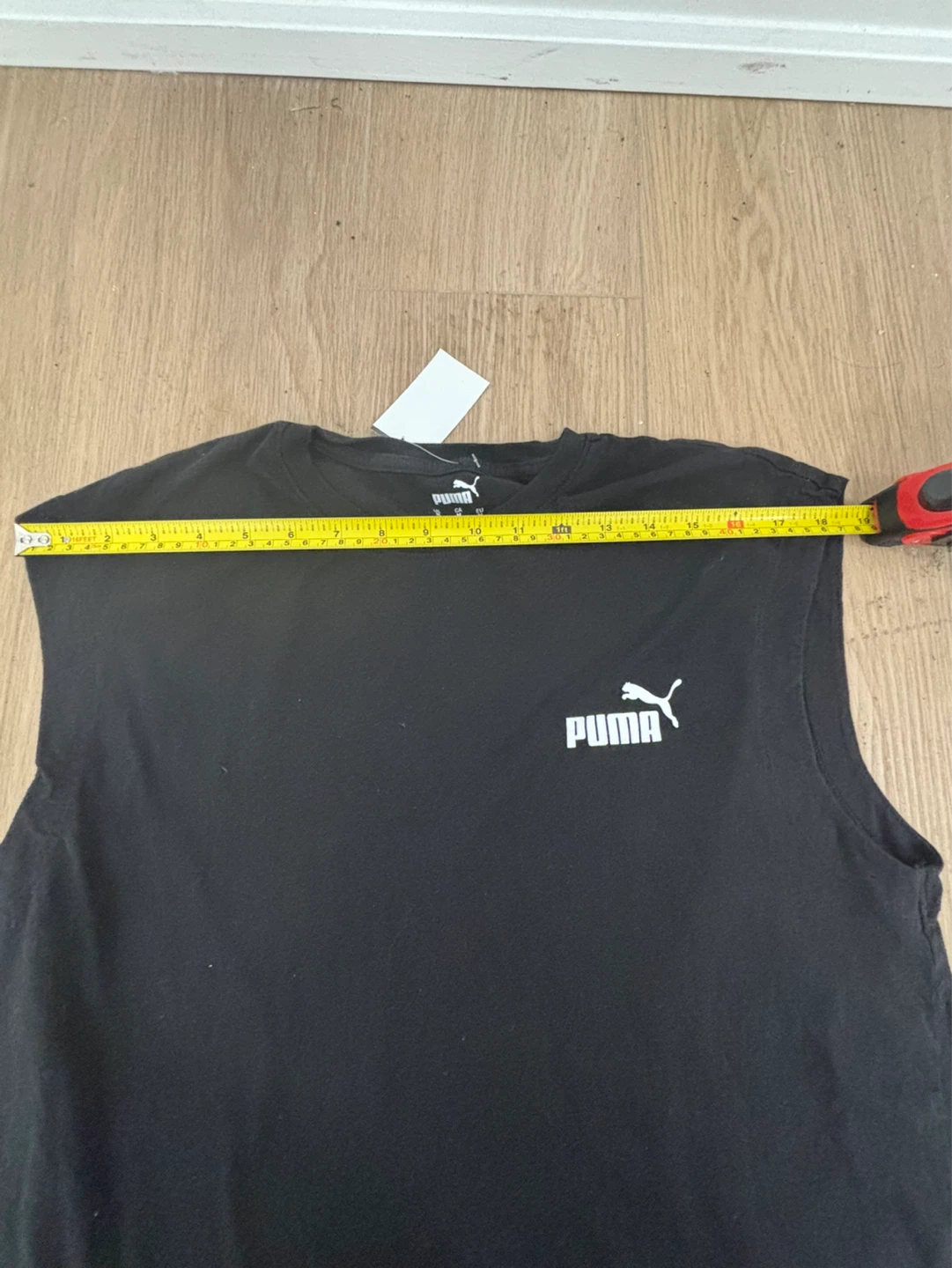 Puma Men's Black Sleeveless T-Shirt - Size Medium - photo 5
