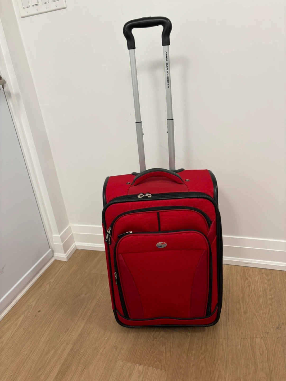 American Tourister Red Carry-On Spinner Luggage - photo 2