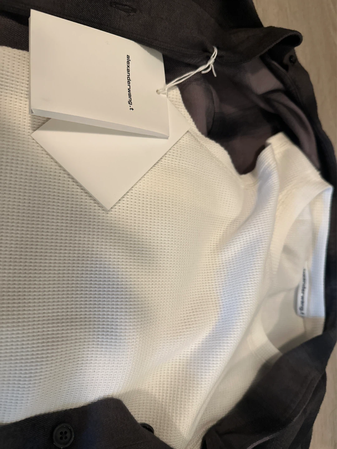 Alexander Wang Layered T-Shirt and Short Sleeve Shirt - photo 3