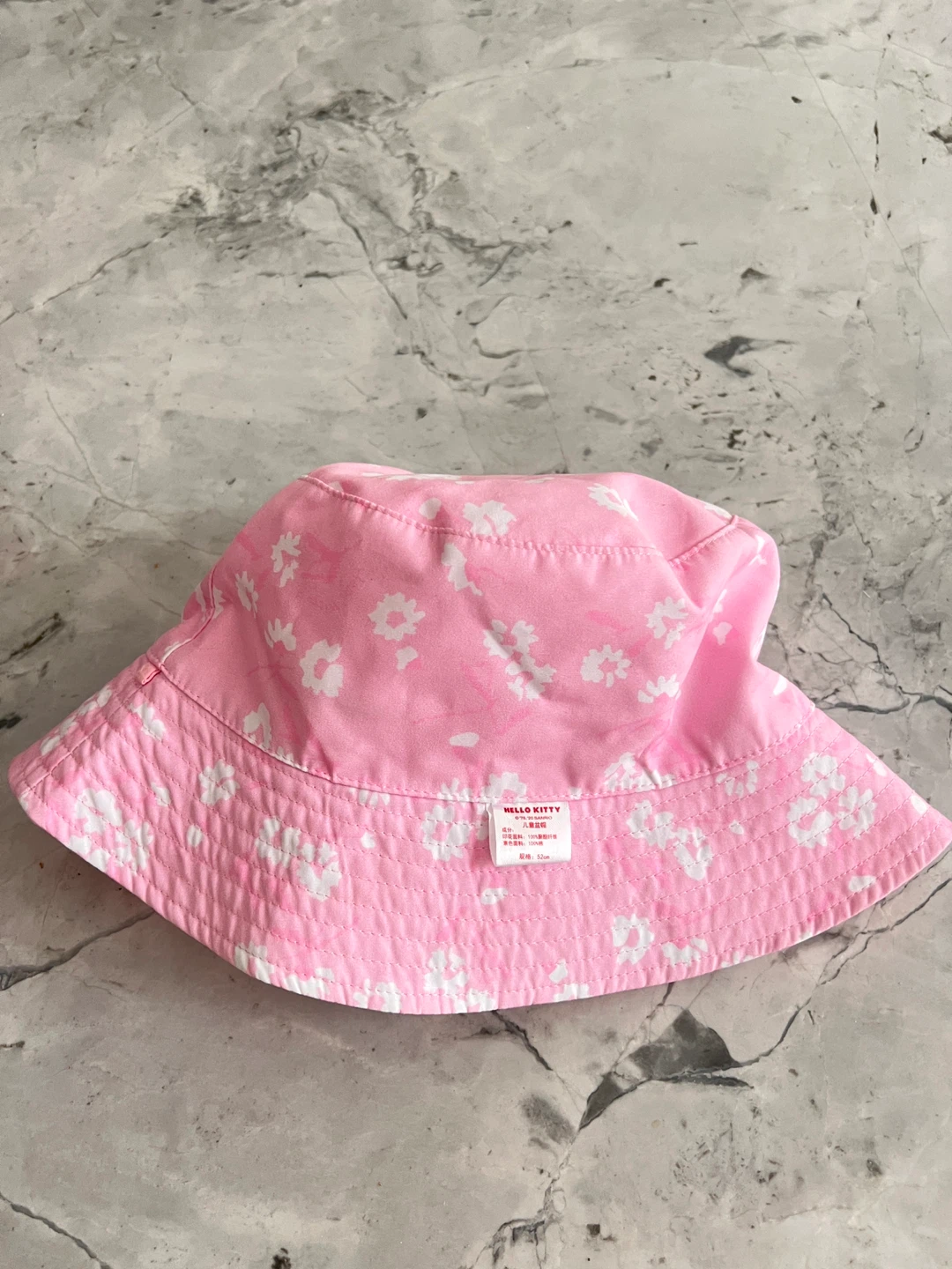 Hello Kitty Pink Floral Bucket Hat - Size 52cm - photo 2