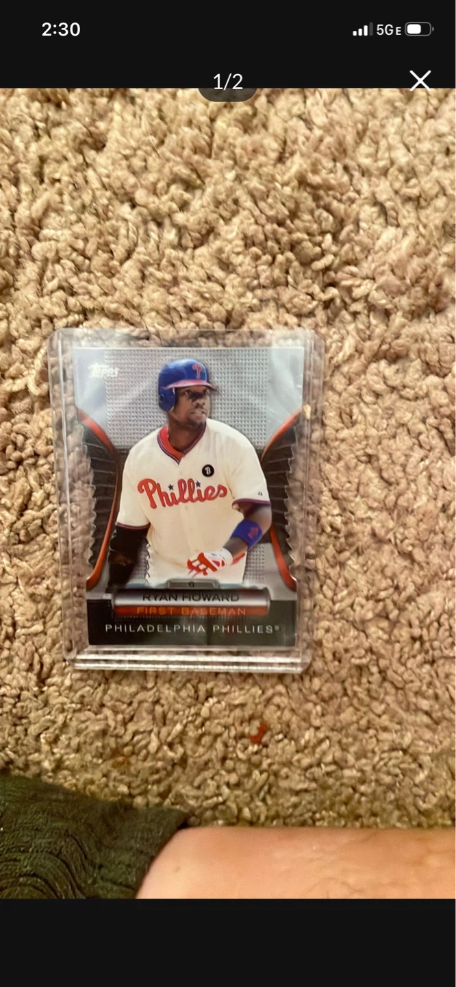 2014 Topps Ryan Howard Philadelphia Phillies Baseball Card