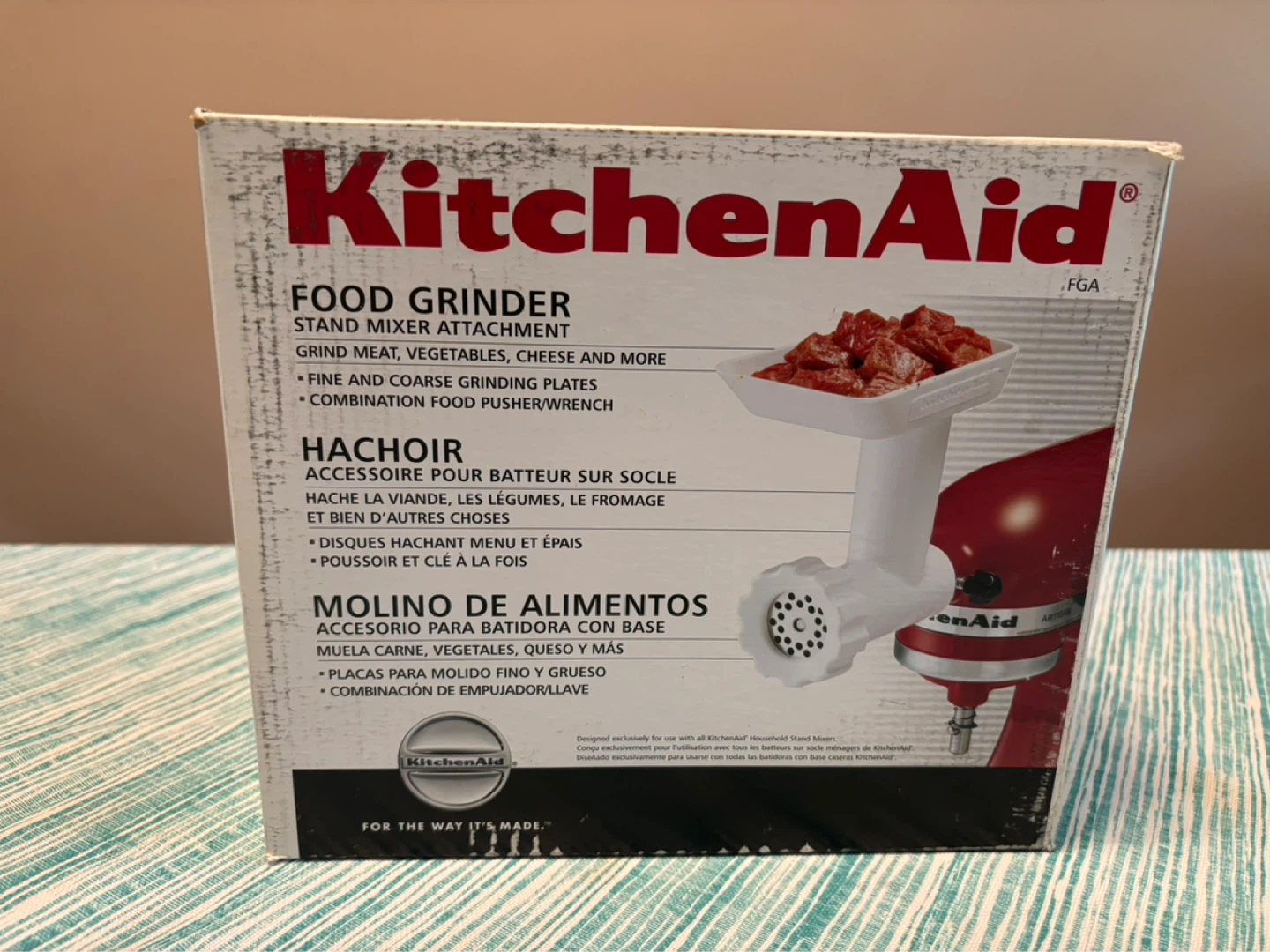 KitchenAid Food Grinder Stand Mixer Attachment - photo 2