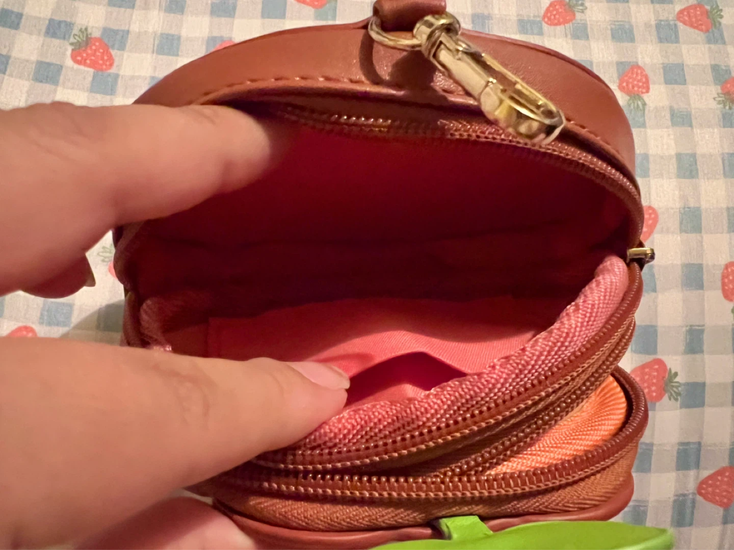 Peachi Kei Cartoon Frog Coin Purse comes with pin - photo 4
