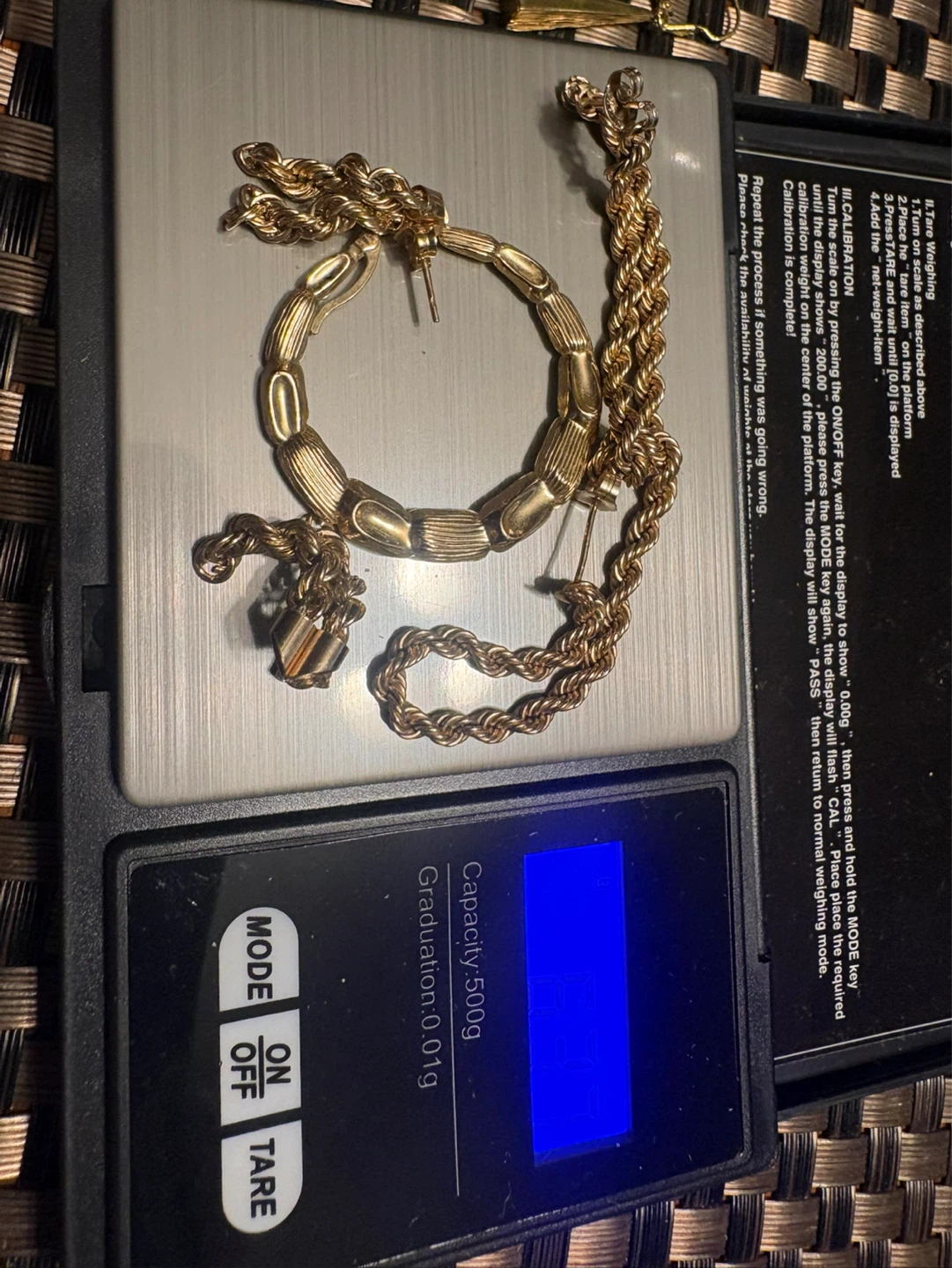 10K bulk lot Gold Earrings 2 set 1 odd
