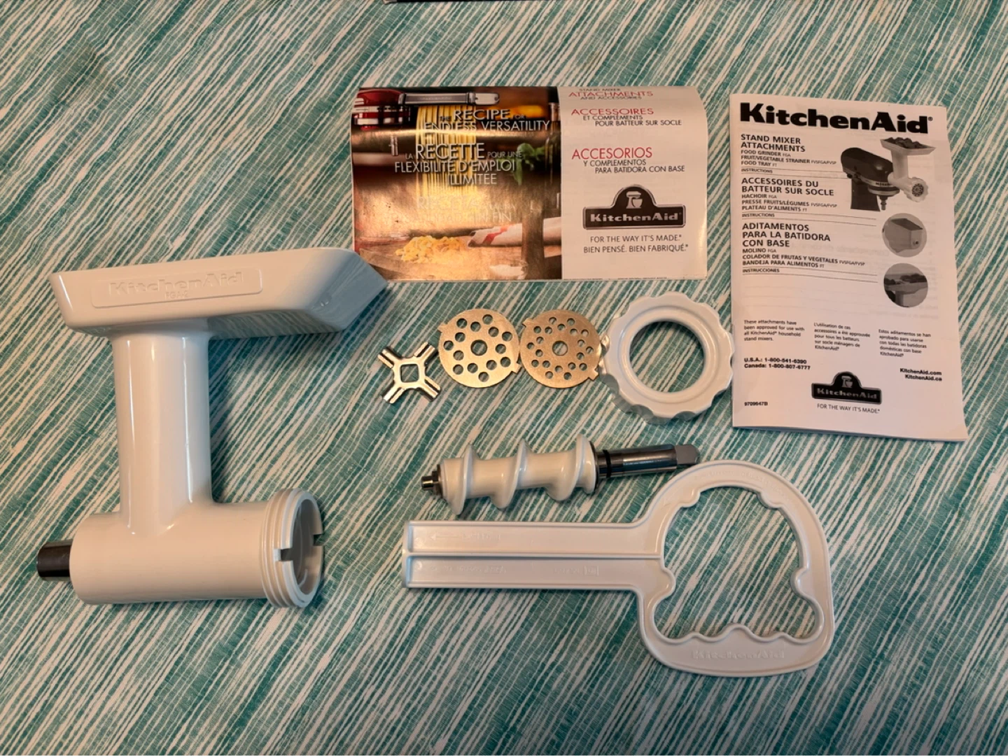 KitchenAid Food Grinder Stand Mixer Attachment - photo 3