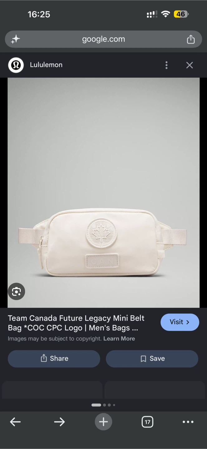 NEW Lululemon Belt Bag Mini - White